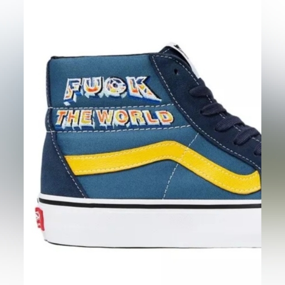 Vans X Supreme Sk8-Hi Pro "Fu(k The World" *FW19* *NWT* - Picture 3 of 8